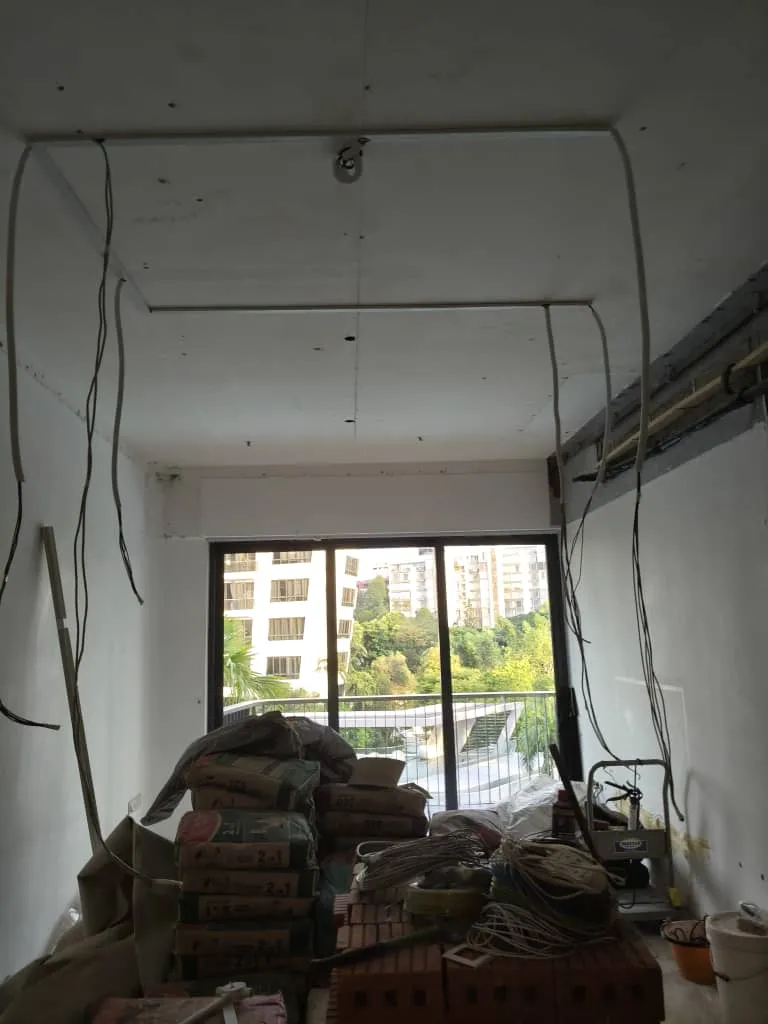 Completed concealed wiring and lighting points, Leedon Heights