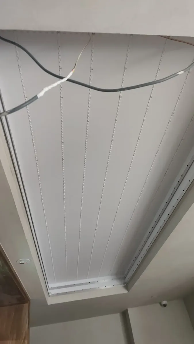 Completed LED cove lighting installation, Sims Close